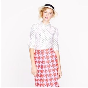 JCrew Polka Dot Button Down